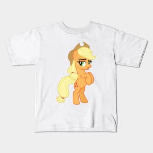 bipedal Applejack Kids T-Shirt